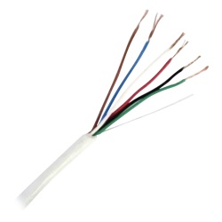 VIAKON 9275 Cable 6 x 18 AWG / 305 Metros / Riser / UL / Color Gris / Hecho en Mexico