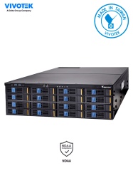 VIVOTEK VIV1800001 VIVOTEK NR9682-v2 - NVR de 64 canales con 16 bahias 3U rackable cuenta con fuente redundante y es compatible con ONVIF H.265 y VAST embebido