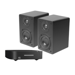 VSSL A1-CT4 Kit Amplificador VSSL de 1 Zona + Altavoz De Estanteria Color Negro De TruAudio