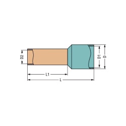 WAGO 216-224: casquillo terminal aislado de 1.5 mm² (16 AWG), negro - Img 3