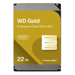 WD WD221KRYZ Disco Duro Empresarial WD Gold / SATA 6 Gb/s / 22 TB / 7200 RPM / Tecnologia HelioSeal / ArmorCache / 5 Anos Garantia / 2.5M Horas MTBF