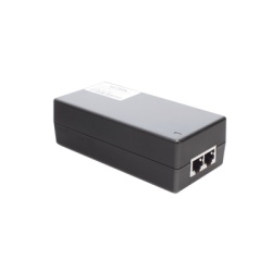 WI-TEK WI-POE55-48V-60W Inyector Hi-PoE 60 W Gigabit / Alimenta Equipos PoE 802.3 af Hasta 15W - PoE at Hasta 30W - PoE bt Hasta 60W / Instalacion Para Interior / Alcance de Hasta 100 metros / Plug an