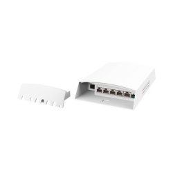 WI-TEK WI-PS306GF-O-DC Switch CCTV PoE para Exterior / No administrable / PoE Entrada 802.3 bt Hasta 60W / 1 Puerto PoE salida 24V pasivo Hasta 12W / 3 puertos PoE 802.3 at Hasta 30W / Ideal para Apli