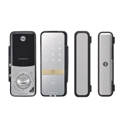 YALE-ASSA ABLOY 89184 Cerradura Digital con Teclado Tactil para Puertas de Vidrio/ apertura con SMARTPHONE
