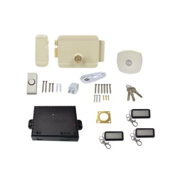 YALE-ASSA ABLOY 89371 Kit Cerradura Electrica 321DC Izquierda y Hub para Apertura a traves de Smartphone Compatible con YALE CONNECT