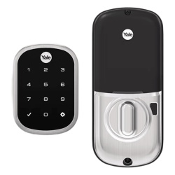 YALE-ASSA ABLOY MX89999 Cerradura Digital YRD256 / Mecanismo de Embutir / Control Remoto con Yale Connect / Compatibilidad Zigbee y Z-Wave Plus / Aplicaciones Alexa y Google Home / Para Puertas de 35m