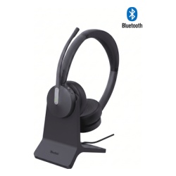 YEALINK BH70-DUAL-WITH-STAND-TEAMS-USB-C/A Diadema Inalambrica BH70 Dual con Stand de Carga de Yealink Certificada para Microsoft Teams con Acoustic Shield