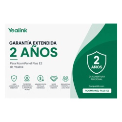 YEALINK ROOMPANELPLUSE2-AMS-2YEAR Garantia Extendida de 2 Anos para RoomPanel Plus E2 de Yealink