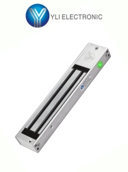 YLI YLI4740041 YLI YM280NLED - Cerradura Magnetica con LED / Fuerza de Sujecion 280Kg /600Lb / Voltaje Dual 12v/24 VDC / Puertas de madera vidrio metalica