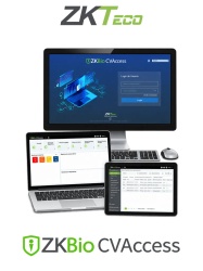 ZKTECO ZKT0740100 ZKTeco ZKCVAFREE - Licencia Gratuita del Software BioCVAccess para 15 Puertas 6 Puntos de Asistencia 64 Camaras IP 2 000 Usuarios 200 Departamentos 1 App Administrador y 5 Apps