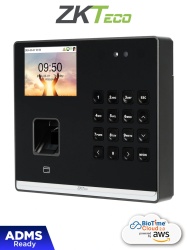 ZKTECO ZKT0810091 ZKTECO M2F PRO-LR - Control de Asistencia y Acceso con Autenticacion Facial (500 Rostros) Huella Digital BioID (1 000) Tarjeta ID 125 kHz (1 000) 150 000 Eventos y Conexion TCP/IP