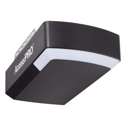 AccessPRO FS1000M Motor P/ Puertas Garage / 1/2HP / Silencioso / Incluye Riel 3 Mts tipo C / Compatible con Riel tipo T / 2 Controles Inalambricos Visera / 1 Control Inalambrico Pared / Apertura Media