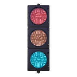 AccessPRO PROLIGHTLEDT4M SEMAFORO DE SENALIZACION Rojo Amarillo y Verde / Diametro de cada luz 40cms