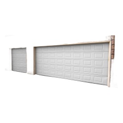 AccessPRO SECGAR-208SC Seccion P / Puerta Garage / Cuadro Corto / Color blanco P / GARAGE208SC / Estilo Americana.