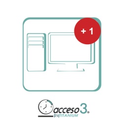 AccessPRO TITANIUMEST [BAJO PEDIDO] Expansion (Activacion adicional) para Software de Tiempo & Asistencia compatible con SISTEMAS DE NOMINA / Acceso3 - TITANIUM