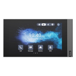 AKUVOX S562W MONITOR LINUX / INSTALACION HORIZONTAL O VERTICAL / COLOR GRIS OSCURO / POE / WIFI 6 / 7 PULGADAS TACTIL / 8 ENTRADAS DE ALARMA / SIP