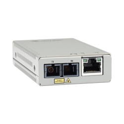 ALLIED TELESIS AT-MMC200/SC-90 Convertidor de medios Fast Ethernet a fibra optica conector SC multimodo (MMF) distancia hasta 2 km