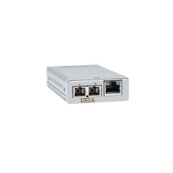ALLIED TELESIS AT-MMC2000/SC-90 Convertidor de medios Gigabit Ethernet a fibra optica conector SC multimodo (MMF) distancia de 220 hasta 500 m