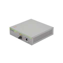 ALLIED TELESIS AT-PC2000/LC-960 Convertidor de medios Gigabit Ethernet PoE+ a fibra optica conector LC multimodo (MMF) distancia hasta 550 m