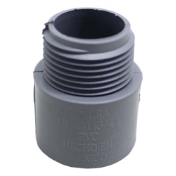 AMANCO-WAVIN ATC40-CON-112 Conector para Conduit Cedula 40 de 1 1/2".