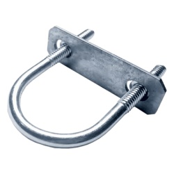 ANCLO ANC-U120600 Abrazadera Roscada U 120 de 6" (150 mm )/ Cuerda 1/2"