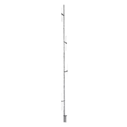ANDREW / COMMSCOPE DB224-A Antena Base VHF de 4 Dipolos Rango de Frecuencia 150-160 MHz.