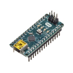 ARDUINO LLC A-000005 Microcontrolador Arduino Nano / ATmega328 16 MHz / 20 Digital I/O + 8 Analogico / Mini-USB / Compatible IDE Arduino / Breadboard-Friendly / Maker Projects