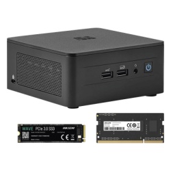 ASUS NUCASI713I8G256G Mini PC Kit / Intel Core i7-1360P / 8 GB RAM / 256 GB SSD / HDMI Multiples Pantallas / Formato Compacto