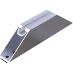 BASEL N00031 Accesorio de Sujeción Coplanar / Aluminio Serie 6000 / 120 g / Cinta Aislante EPDM / Techos de Lámina Trapezoidal