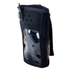 BEE ELECTRONICS INC 3112-B Funda reforzada de Nylon lazo para cinto correa con broche y visor frontal para IC-F1000T/09 o IC-F2000T/09.