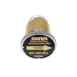 BIRD TECHNOLOGIES 100E Elemento de 100 Watt para Wattmetro BIRD 43 400-1000 MHz.