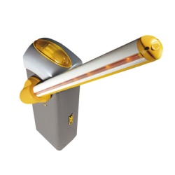 CAME KT-GARD4E-LED Kit de barrera GARD 4 con mastil Italiano / Izquierda y derecha configurable en campo / Incluye Iluminacion LED Rojo/Verde / Pluma de 3.75 m / Cupula con iluminacion LED / Resorte R