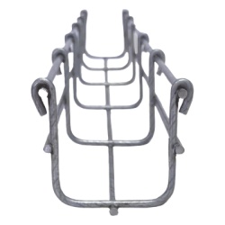 CHAROFIL CH-54-50BM Charola Bimetalica Tipo Malla 54/50 mm Ideal Para Utilizarse al Exterior o Zonas Humedas Hasta 43 Cables Cat6 Tramo de 3 Metros