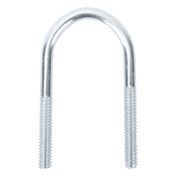 CHAROFIL CH-ABR-U-32 Abrazadera tipo U de 1 1/4" con acabado Electro Zinc no incluye tuercas y arandelas