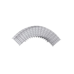 CHAROFIL CH-C90-54/150EZ Curva Pre-Fabricada Horizontal de 90Â° con medidas de 54 mm de Peralte y 150 mm Ancho (54/150 mm)