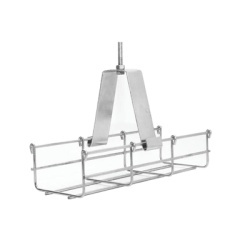 CHAROFIL MG-51-140EZ Suspension conjunto 100 mm para montar la charola desde el techo con acabado Electro Zinc para varilla de 1/4 5/16 y 3/8
