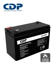 CHICAGO DIGITAL POWER CDP081001 CDP - B-12/9 SLB 12-9 - Bateria de respaldo / 12V a 9A / Libre de mantenimiento / Facil instalacion / Compatible con CCTV y DSC