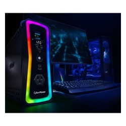 CYBERPOWER GX150C2 UPS Gamer de 1500 VA/1000 W Topologia Linea Interactiva Entrada 120 Vca NEMA 5-15P y 13 Salidas NEMA 5-15R Puerto USB Con Regulador de Voltaje (AVR) - Img 7