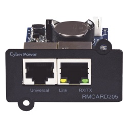 CYBERPOWER RMCARD205 Tarjeta de Administracion Remota para UPS CyberPower Modelos PR OL y OR hasta 5 kVA y PDUs con Tarjeta de Expansion