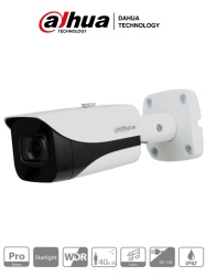 DAHUA DAH395013 DAHUA HAC-HFW2241E-A- Camara Bullet Starlight 1080p/ 2 Megapixeles/ 0.004 Lux a Color/ WDR Real 120dB/ Lente 3.6 mm/ IR de 40 Mts/ Microfono Integrado y 1 Entrada de Audio/ IP67/ 3DNR/