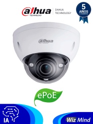 DAHUA DHT0040020 DAHUA IPC-HDBW5231EN-ZE-HDMI - Camara IP Domo Antivandalica Resolucion de 2 MP/ Lente Mot. 2.7 a 13.5mm/ 101-31/ IR 50 mts/ IA WizMind/ Det. Facial/ Prot. Perimetral/ Starlight/ ePoE