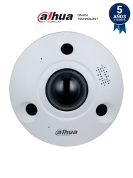DAHUA DHT0080003 DAHUA IPC-EBW81242N - Camara IP Fisheye 12 MP lente 1.85 mm vision 360 IR 10 m. IA WizMind con conteo y analisis de personas mapas de calor. PoE DWDR H.265 IP67 IK10. Incluye