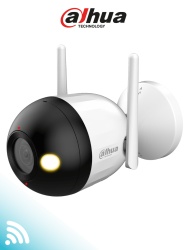 DAHUA DHT0150060 DAHUA F2CN-PV-036B - Camara IP Bullet WiFi de 2 Megapixeles lente 3.6/Full Color Iluminacion Dual Intelingente/ Disuasion Activa/ Audio 2 Vias/ Microfono y Altavoz Integrados/ 30 Met