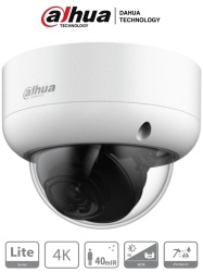 DAHUA DHT0300055 DAHUA HAC-HDBW1801EAN - Camara Domo Antivandalica 4k/ 8 Megapixeles/ Lente de 2.8mm/ 106 Grados de Apertura/ Metalica/ Super Adapt/ WDR Real de 120 dB/ IR de 40 Metros/ ip67/ IK10