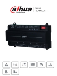 DAHUA DHT0720013 DAHUA ASC2204B-S - Panel de Control de Acceso para 4 Puertas y 4 Lectoras/ TCP/IP/ Comunicacion RS-485 y Wiegand/ 100 000 Usuarios 3 000 Huellas y 500 000 Registros/ Soporta Interl