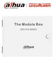 DAHUA DHT1460011 DAHUA WISUALARM DHI-HY-MX04 - Gabinete para Modulos/ con conector en la estructura para facil instalacion/ Soporta hasta 4 modulos