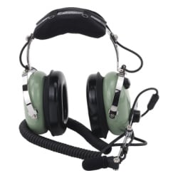 DAVID CLARK H10-36 Auriculares de aviacion con microfono sobre la cabeza helicoptero