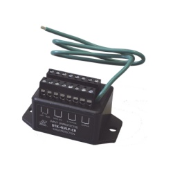 DITEK DTK4LVLPCR Protector para lazo de 4 pares para aplicaciones de lectores con formato wiegand : 2 de alimentacion de 12 / 24 Vcc 1 de datos 5 Vcc 1 senal de 1 Vcc.