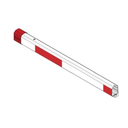 DKS DOORKING 1601-555 Brazo Octagonal de Aluminio de 4.2 metros / Compatible con Iluminacion Rojo-Verde (No incluida)