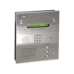 DKS DOORKING 1835-084 Control de acceso / Gabinete empotrable / 2 puertas / 3000 numeros telefonicos / 11 digitos / Directorio en pantalla / Lineas A/D